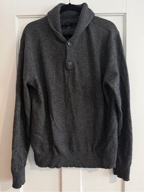 J. Crew Men’s Shawl-collar sweater in supersoft lambswool blend XL